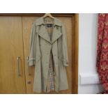 A vintage gentleman's Burberry mackintosh, large size,