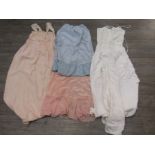 Four items of vintage nightwear/underwear