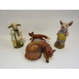 A Beswick fox,