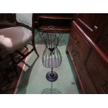 A wirework table top mannequin,