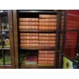 A set of twenty leather bound "International Library of Famous Literate" volumes