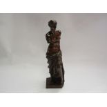 A grand tour style early 20th Century classical female, signed to base,