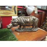 A figure of a hippo,