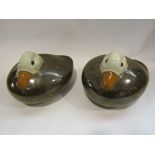 Two glazed ducks