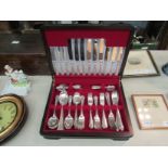 An Arthur Price silver plated canteen of cutlery, Kings pattern, approx.