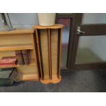 A pine CD rack (for over 100 CD's) 94cm tall