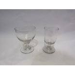 Two 19th Century rummer glasses