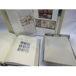 A collection of stamps including GB and Commonwealth high value stamp forgeries and modern British