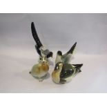 Four USSR porcelain figures including Chinese duck,