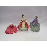 Three Royal Doulton figurines - "Southern Belle",