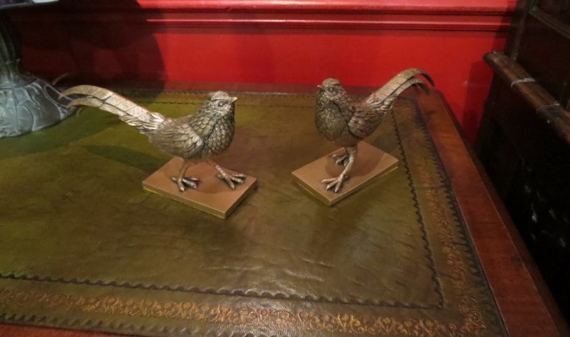 A pair of Reeves Pheasant figures,