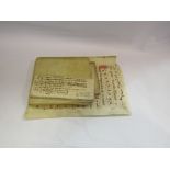 A packet of ephemera including small quantity 18th Century documents including one vellum,