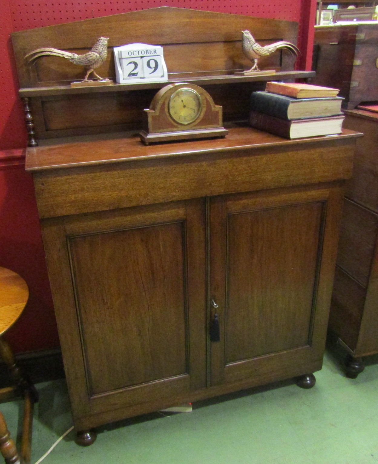 A George III mahogany chiffonier,