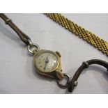 A Tudor lady's wristwatch, inside case marked 375,