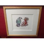 Roald Dahl limited edition print "My goodness me, I'm glad I've found someone at last",