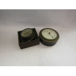 A Fisher & Son, (Great Yarmouth) gimbaled ship's compass and a T.