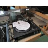 A Neostar CD recorder turntable