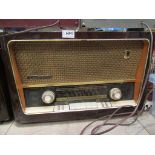 A Grundig 2068 wooden cased radio