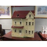 A wooden dolls' house,