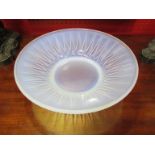 An Art Deco style opaque French glass fruit bowl. 29.