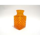 A Whitefriars model 9817 Chess vase in Tangerine,