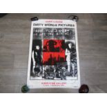 A Gilbert & George signed poster 'Dirty Words Pictures' (a/f) 99cm x 69cm