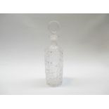 A Whitefriars Glacier range decanter and stopper,