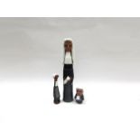 Three Chelsea Pottery figurines from the Judge/Lawyers range,