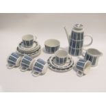 A Ridgway Odine pattern coffee set for six