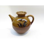 PETER DICK (1936-2012) A Coxwold Pottery teapot of large proportions.
