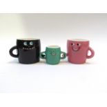 A set of Danish designed Monster family mugs,