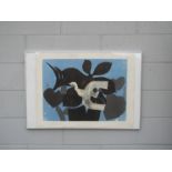 A Georges Braque 'L'order des Oiseaux framed etching aquatint art print on handmade paper from the
