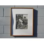 EDWARD DURDLEY (b.1954): A framed etching entitled "Dream". Pencil signed and dated 21-1-90.