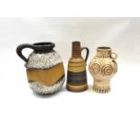 Three West German Pottery vases - Dumler & Breiden 1058/30,