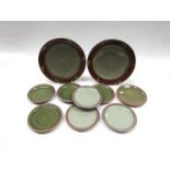 Harry and May Davis, collection of assorted studio pottery, produced by the Crowan Pottery,