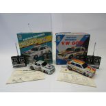 Two boxed Taiyo Radio Racer radio controlled cars to include VW Golf and BMW 35 CSL
