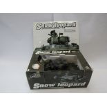 A Snow Leopard radio control battle tank