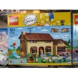 A boxed Lego set 71006 The Simpsons House (contents loose bagged,