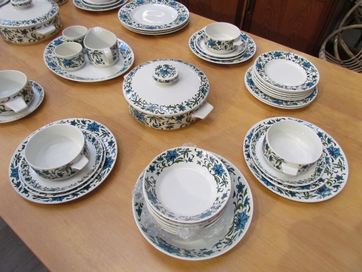 A Midwinter Spanish Garden dinner service comprising six each of medium dinner plates, - Image 8 of 8