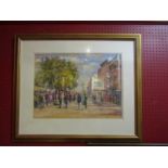 JOHN PATCHETT (1946): "Gentleman's Walk, Norwich", pastel,