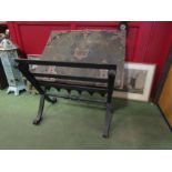 A 19th Century folio and stand,