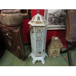 A cast iron Victorian heater,