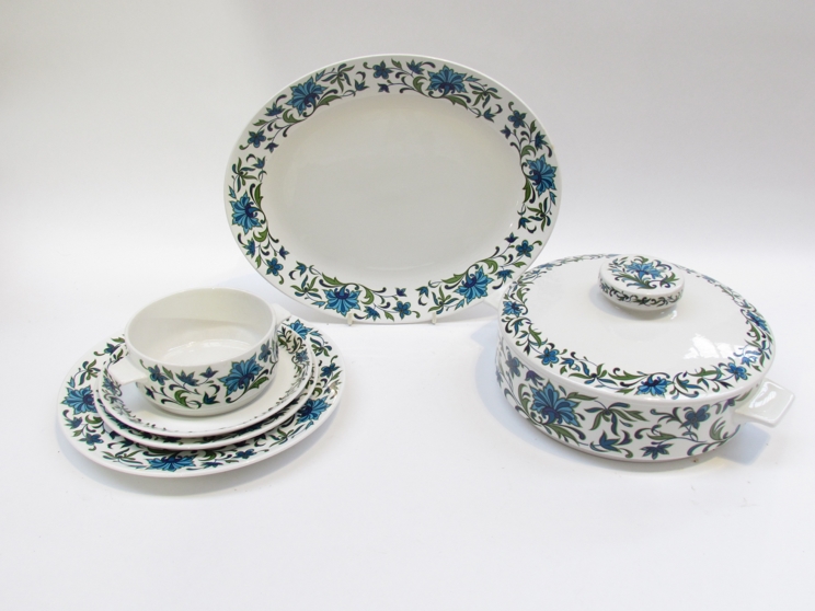 A Midwinter Spanish Garden dinner service comprising six each of medium dinner plates, - Image 4 of 8