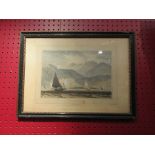 Two early 19th Century engravings drawn and engraved by William Daniell depicting maritime scenes,