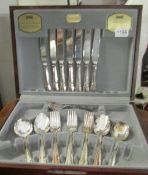 A Viners 'Dubarry Classic' 44 piece canteen of cutlery.