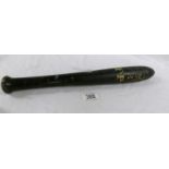 A Victorian truncheon, marked VR, FP. 39 cm long.