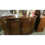 A good quality mahogany contemporary credenza.