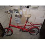 A Vintage Moulton mini bicycle.