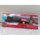 A Hornby R1205 Western freight hauler train set.