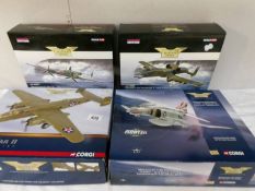 4 Corgi Aviation Archive aircraft, No's AA38002, AA38501, AA35302, AA33201.